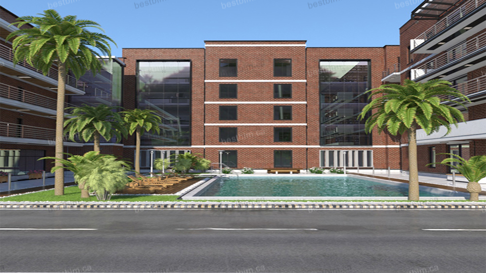 Campus Exterior Render
