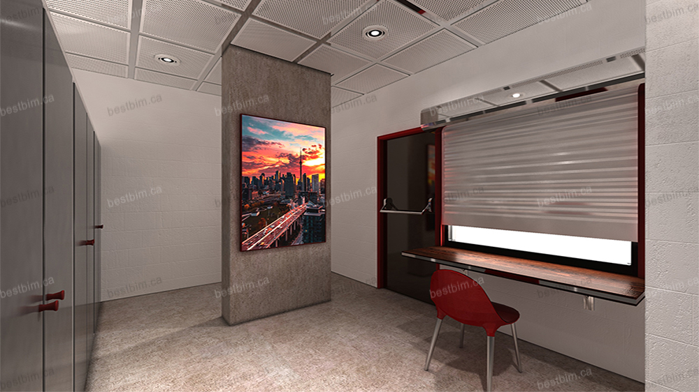 Storage Room Interior Render