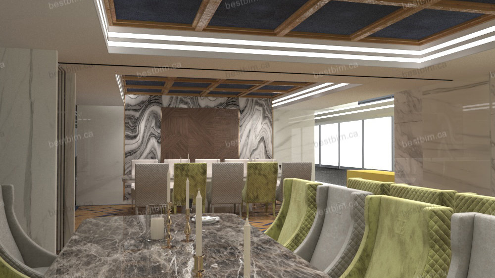 restaurant Interior Render