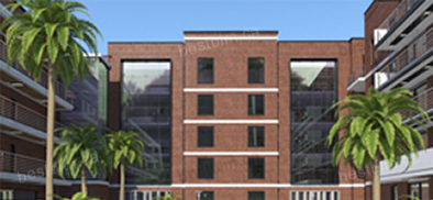 Campus exterior render