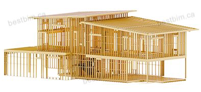 wood framing in Revit
