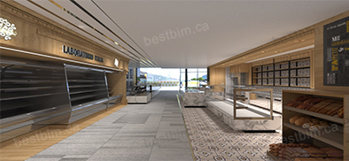 Grocery store renders